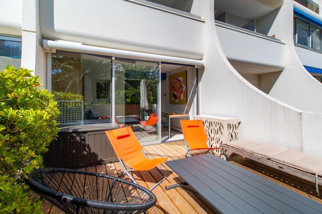 Le Murmure Du Palmier * Mer A 2 Min * Parking Prive * Terrasse Ла-Гранд-Мот Экстерьер фото